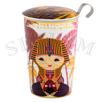 Kubek termiczny JM z zaparzaczem `Mały Egipt Lilac` 350ml